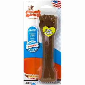 Nylabone Puppy Bone Dog Toy Chicken Souper^^^