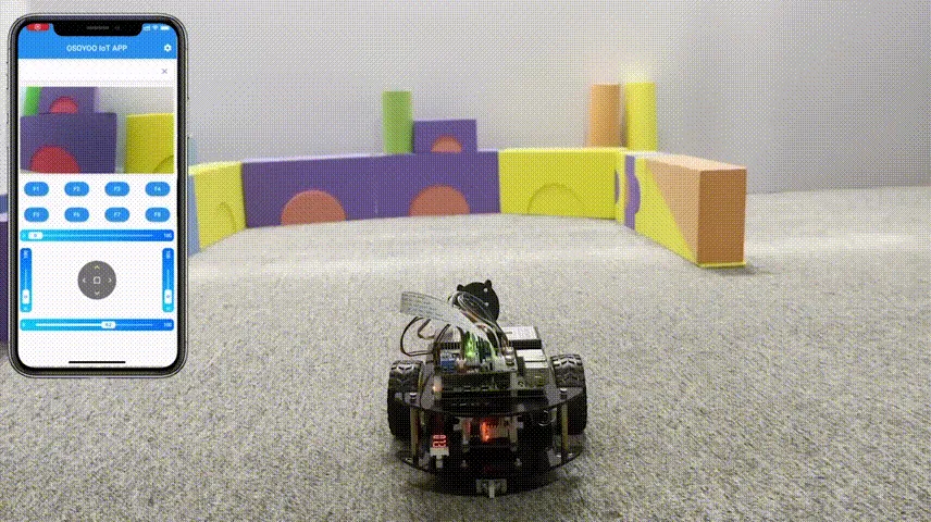 OSOYOO IoT Camera Robotic Car Learning Kit for Raspberry Pi