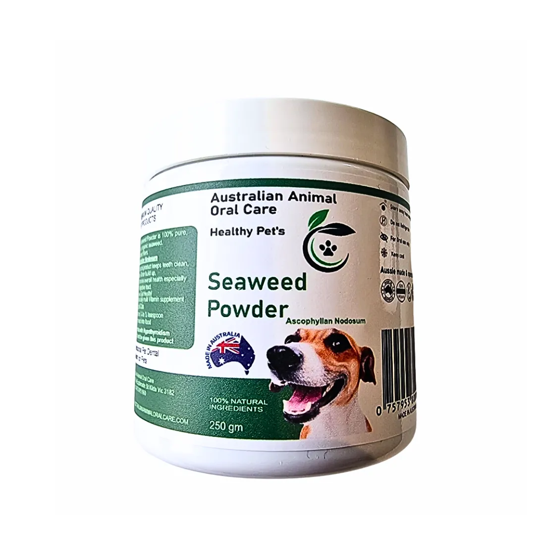 Pet Dental Seaweed Powder -  Ascophyllum Nodosum