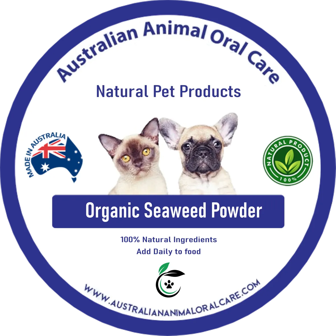 Pet Dental Seaweed Powder -  Ascophyllum Nodosum