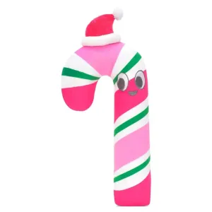 Pink Christmas Candy Cane Plush, 11 Inches, 1 Count