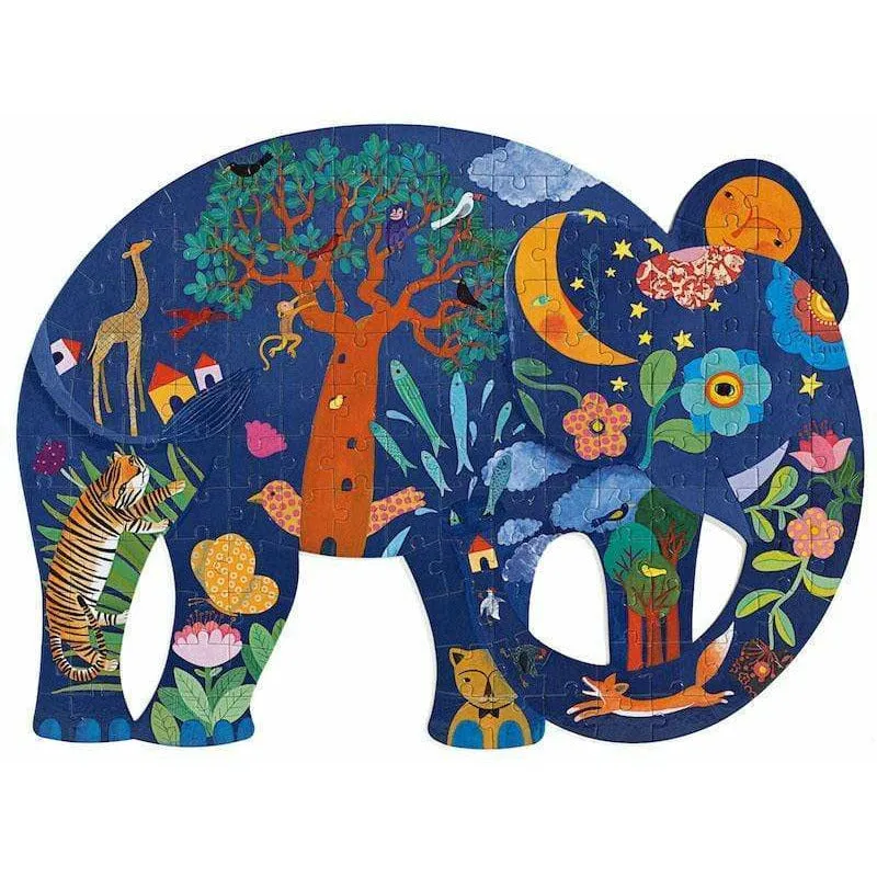 Puzz'Art Elephant Shaped Jigsaw Puzzle