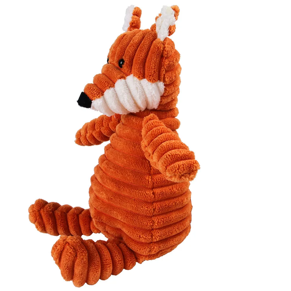 QUMY Dog Toys Animal Shape Squeaky