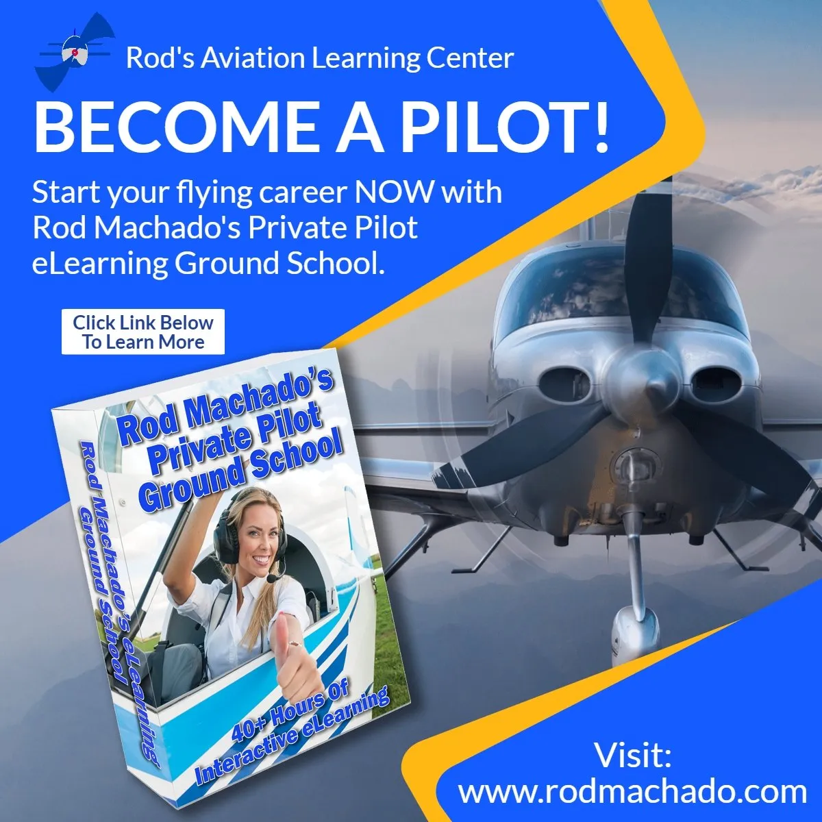 Rod Machado's 40-hour Private Pilot eLearning Ground School