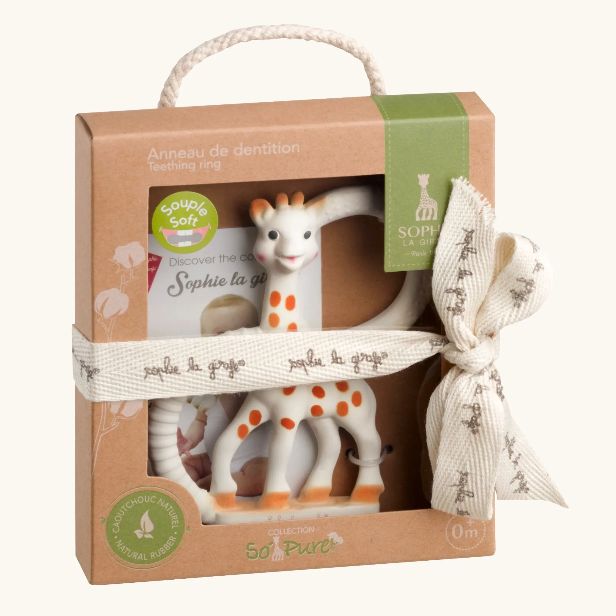 Sophie The Giraffe - So Pure Soft Teething Ring