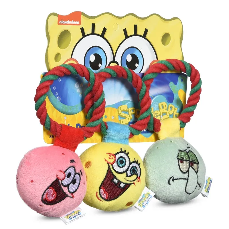 SpongeBob SquarePants: 3" Holiday Plush Ornament 3pc Toy Set