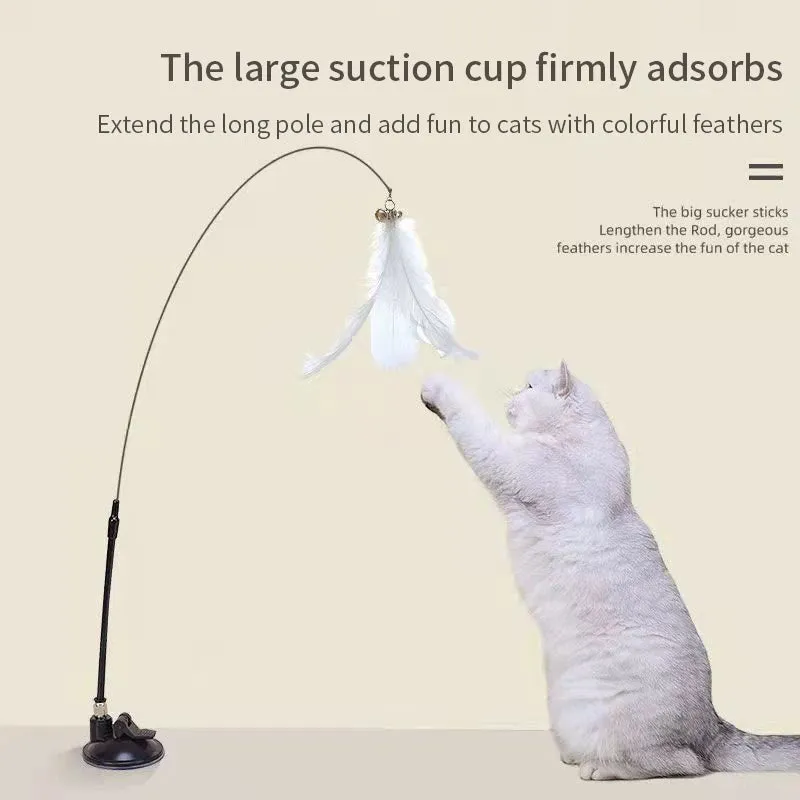 Suction Cup Cat Play Toy