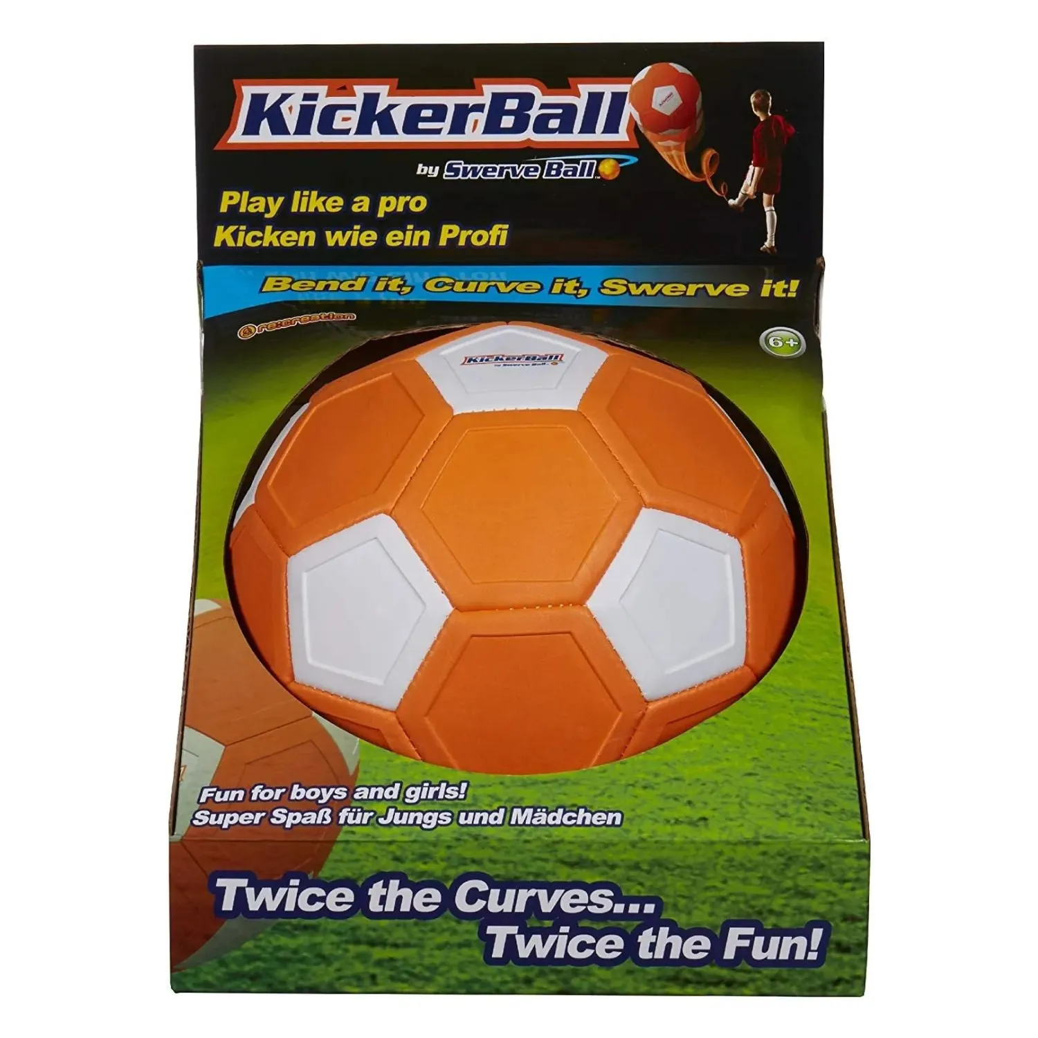 Swerve Ball KickerBall Orange Football