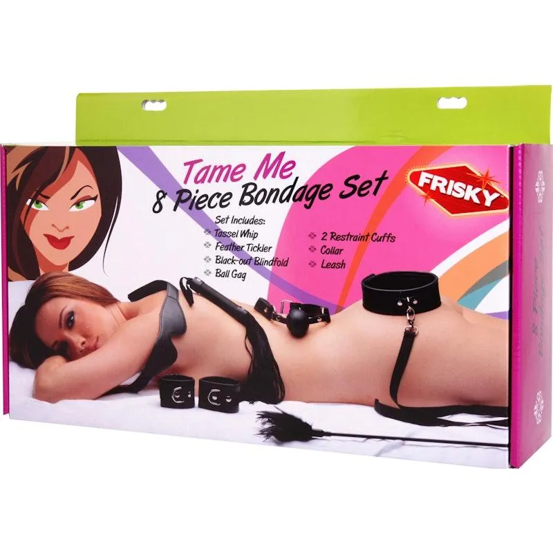 Tame Me 8 Pc Beginner Bondage Set