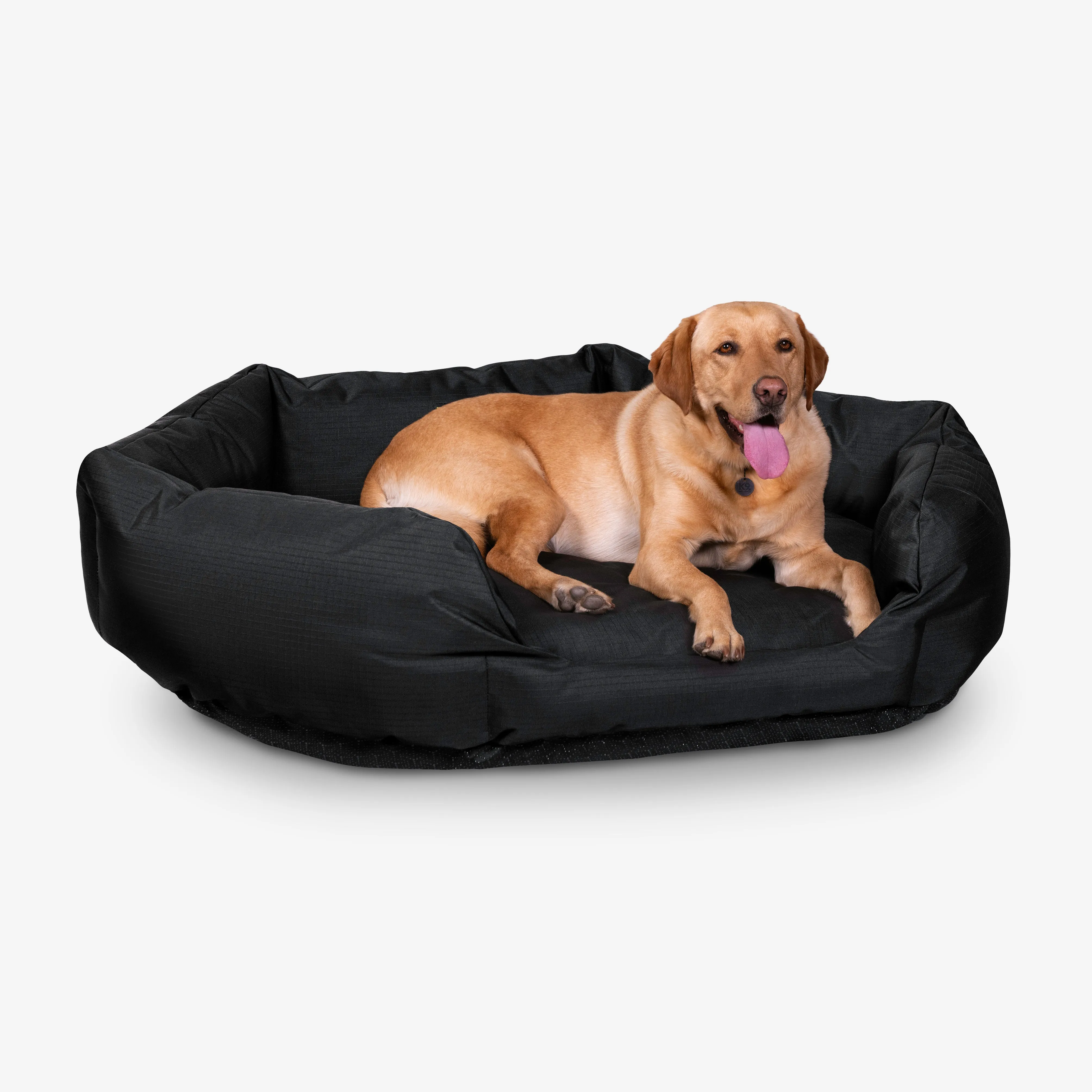 Tough Ripstop™ Oval Bolster Pillow Dog Bed