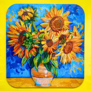 TWIGG Wooden Jigsaw Puzzle - Sunflowers 410 pieces