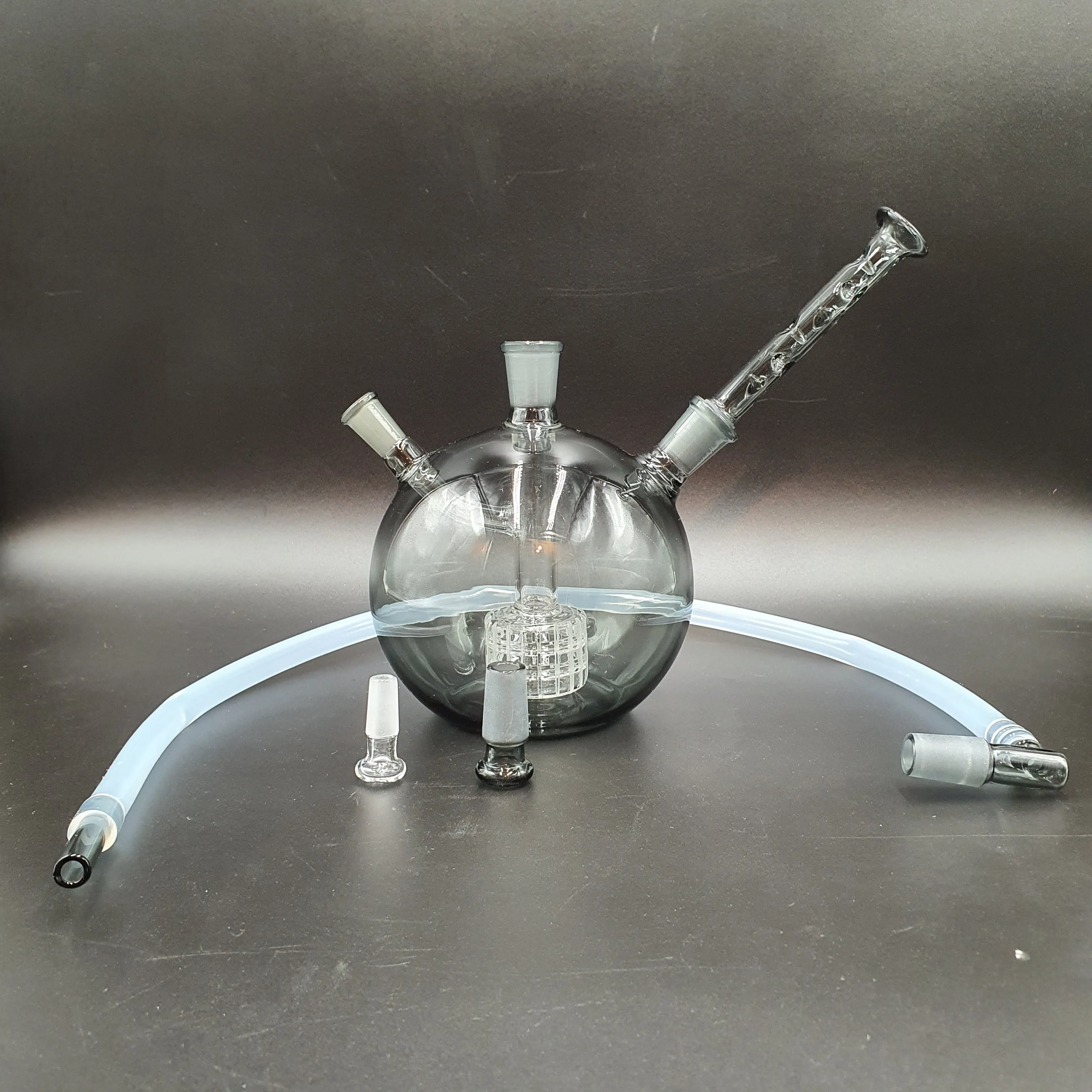 V2 Globe Matrix - Dark Glass Bubbler - 14mm or 18mm