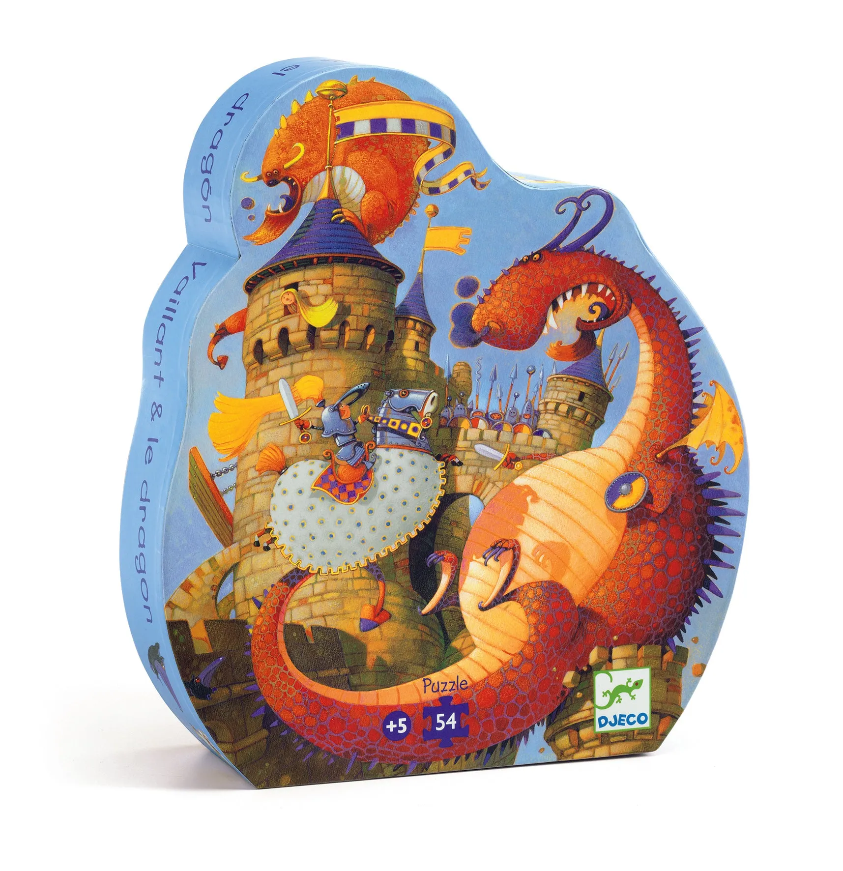 Valliant and The Dragon Silhouette Jigsaw Puzzle