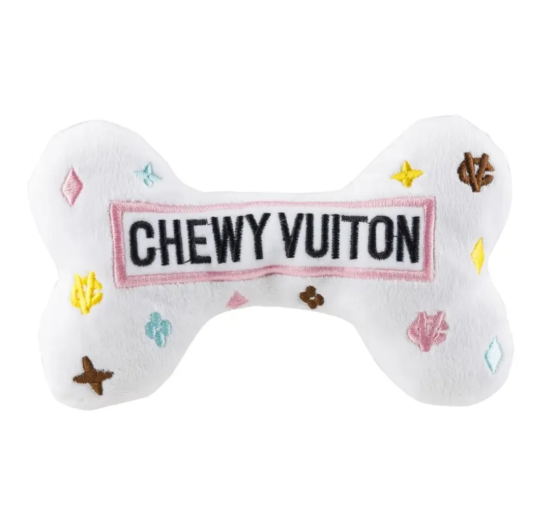 White Chewy Vuiton Bones