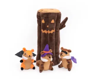 Zippy Paws Burrow Haunted Log