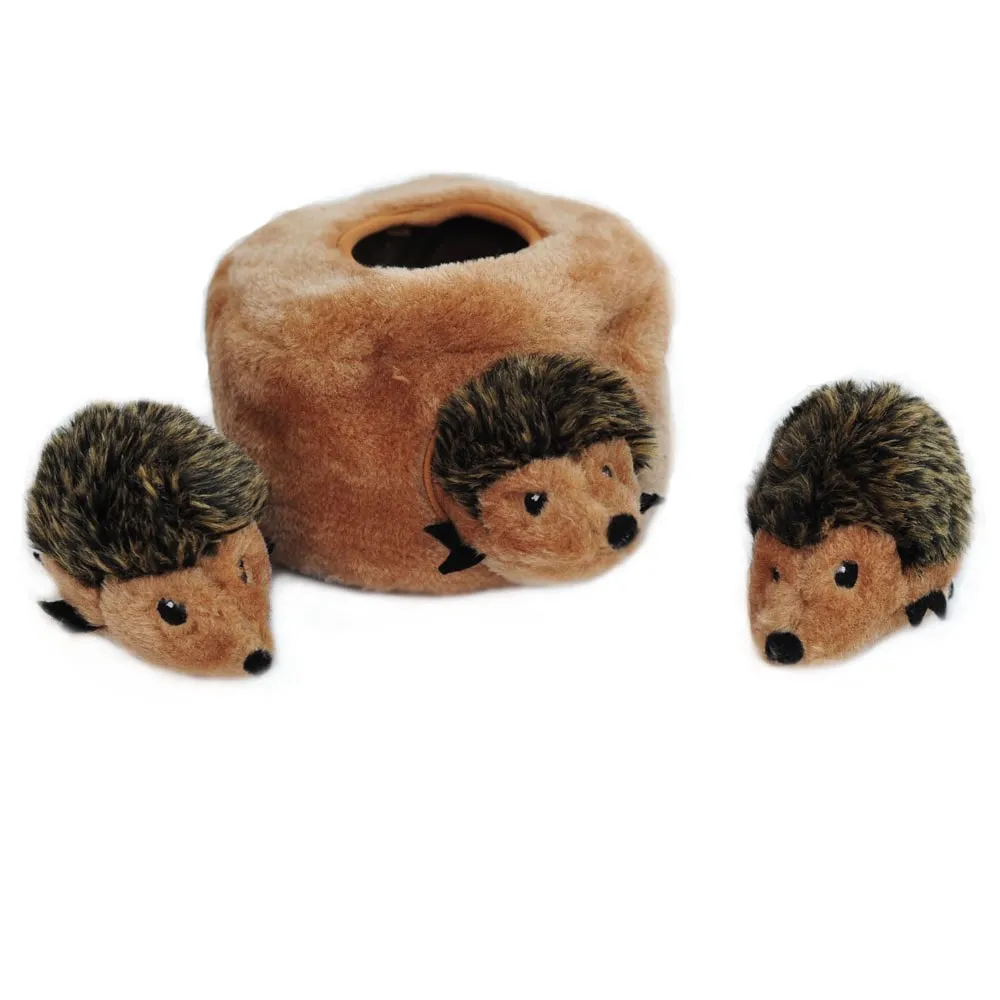 ZippyPaws Burrow Hedgehog Den Dog Toy