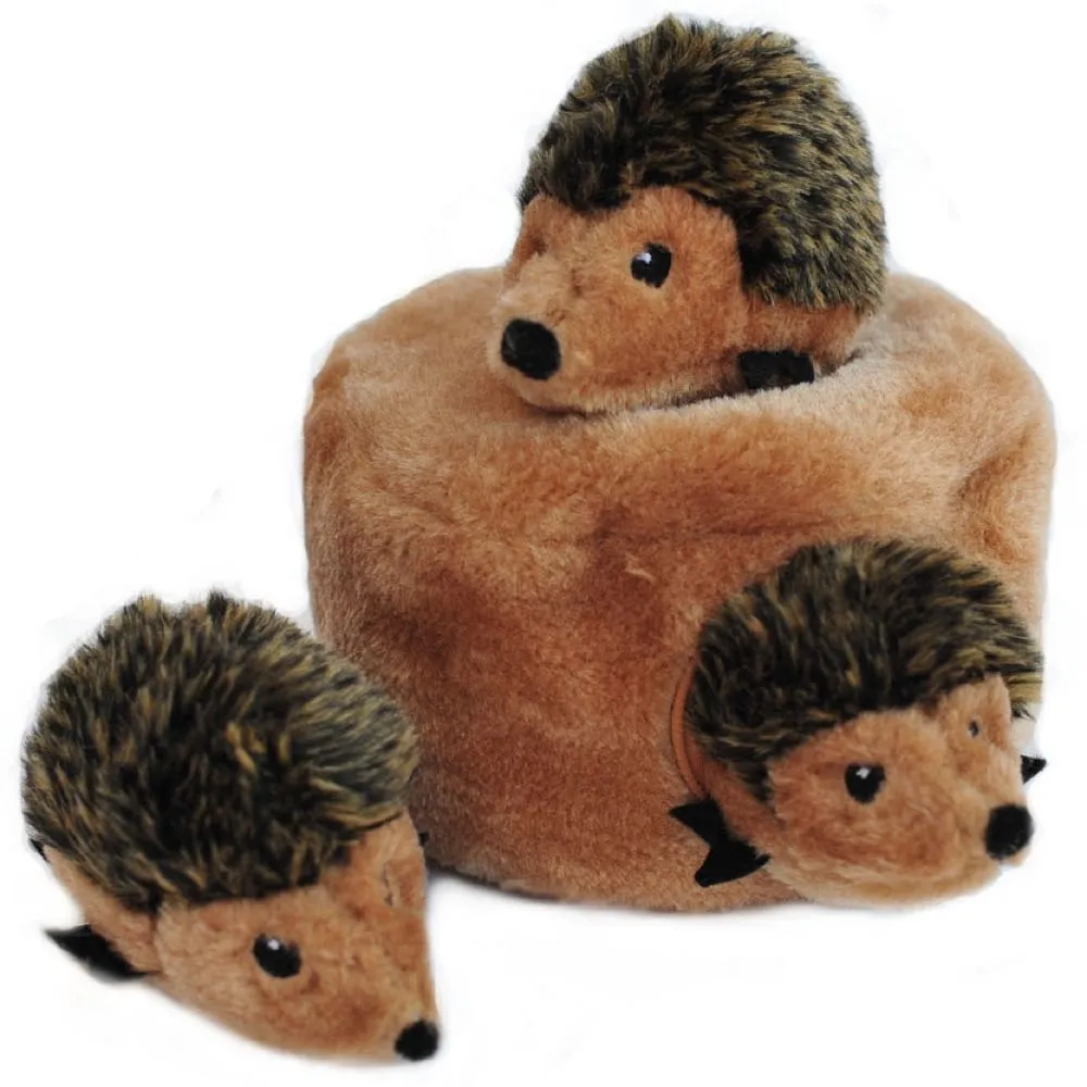 ZippyPaws Burrow Hedgehog Den Dog Toy