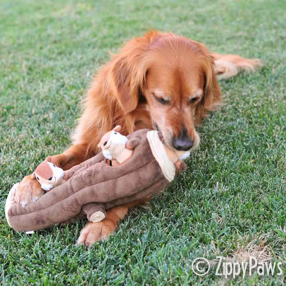 ZippyPaws Burrow XL Log Dog Toy