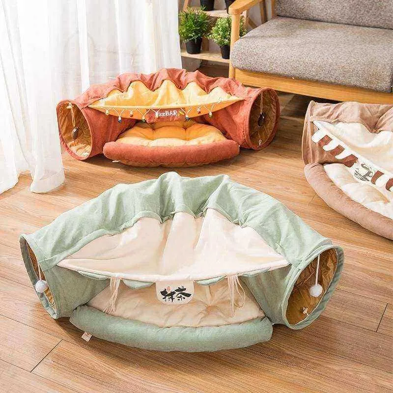 Zoom-Cat! Interactive Tunnel Bed