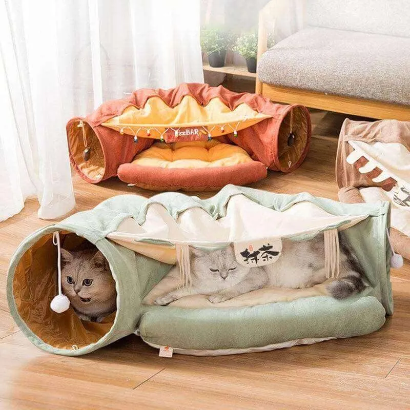 Zoom-Cat! Interactive Tunnel Bed