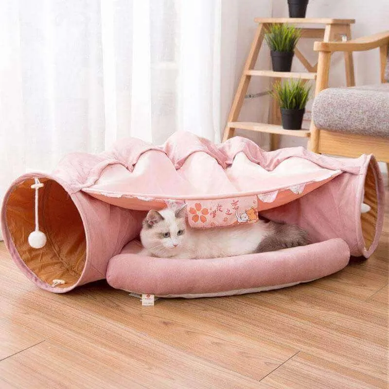 Zoom-Cat! Interactive Tunnel Bed