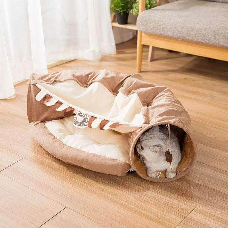 Zoom-Cat! Interactive Tunnel Bed