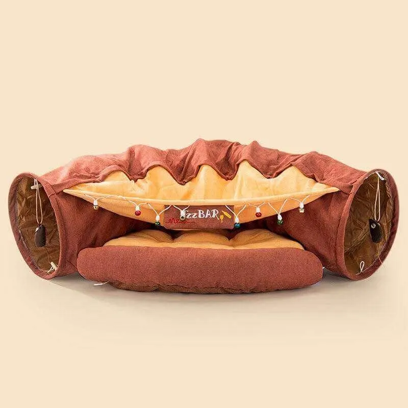 Zoom-Cat! Interactive Tunnel Bed